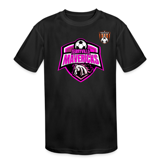 Kids' Moisture Wicking Performance T-Shirt - black