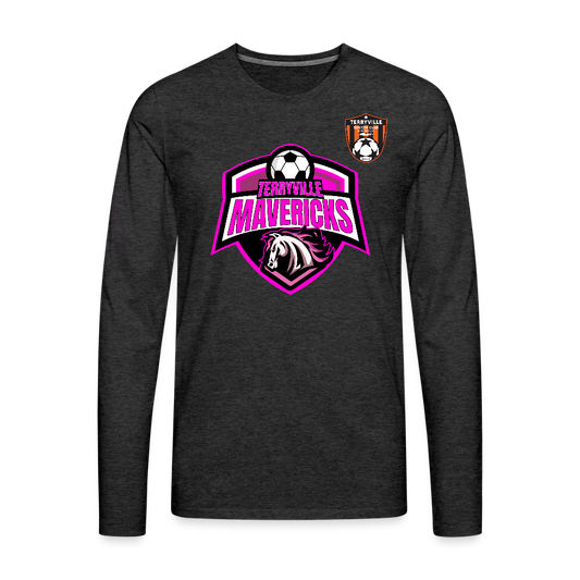Men's Premium Long Sleeve T-Shirt - charcoal grey