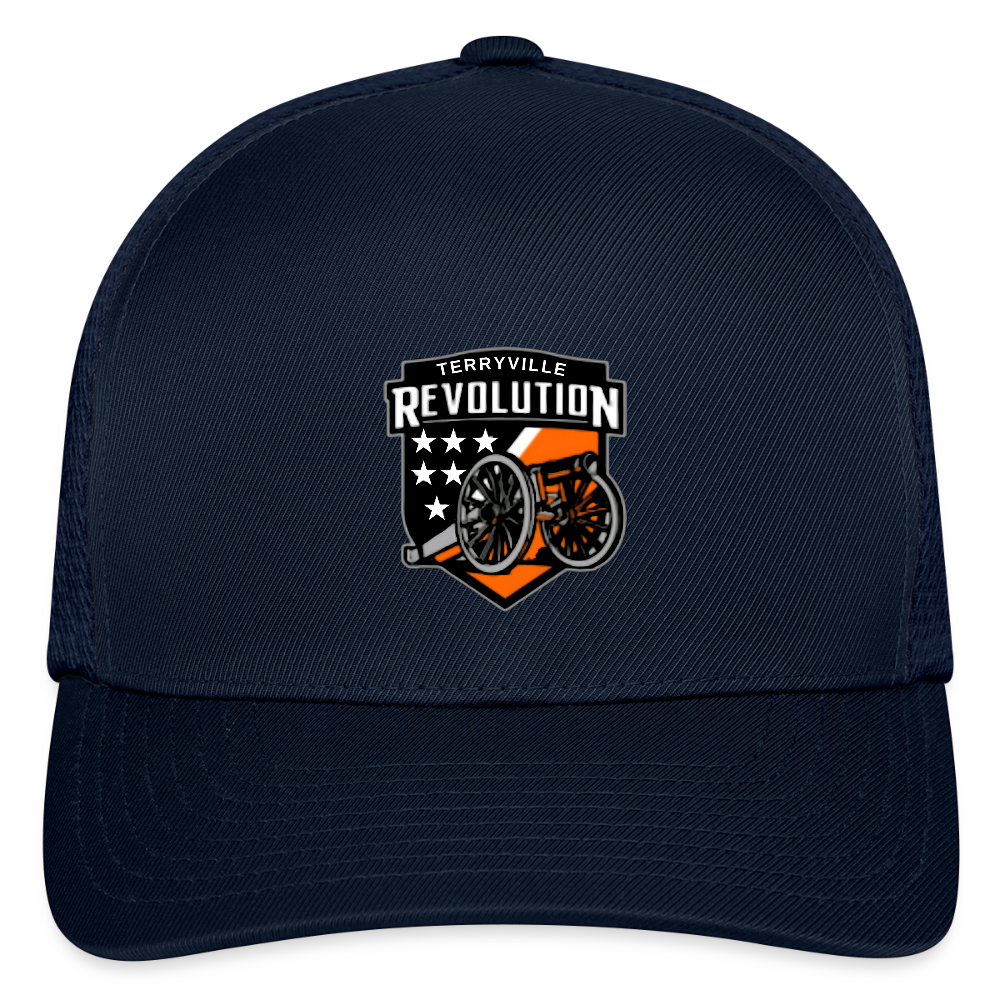 Flexfit Fitted Baseball Cap - navy