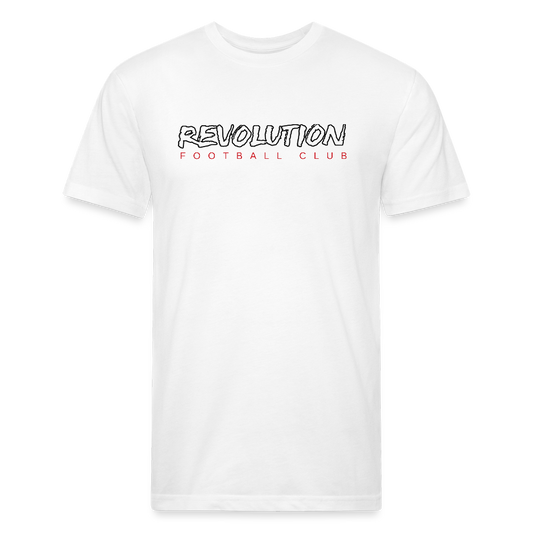 Fitted Cotton/Poly T-Shirt by Next Level - white
