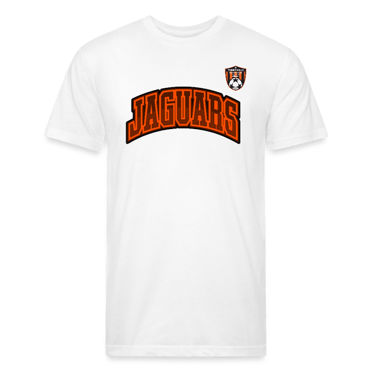 Fitted Cotton/Poly T-Shirt by Next Level - white