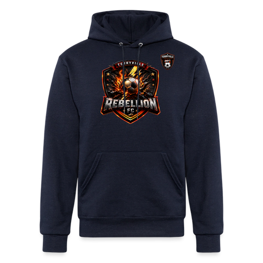 Champion Unisex Powerblend Hoodie - navy