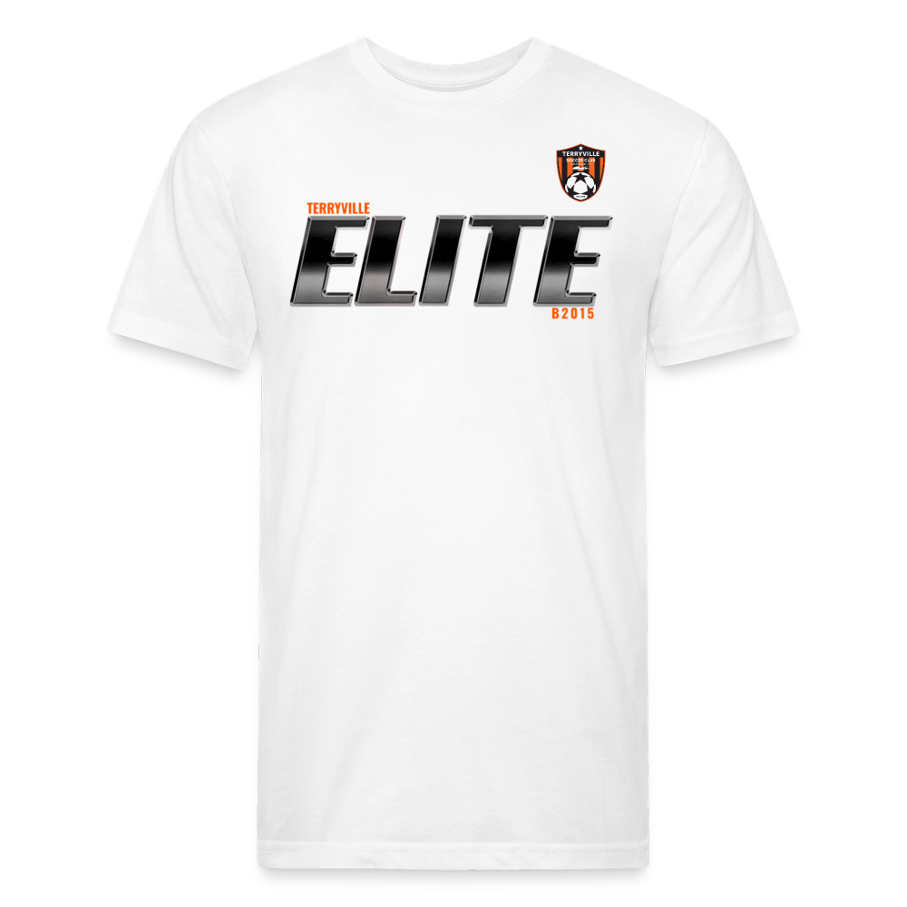 Fitted Cotton/Poly T-Shirt by Next Level - white