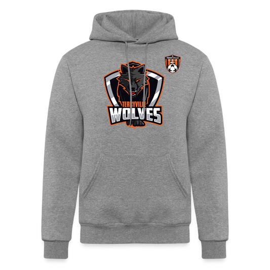 Champion Unisex Powerblend Hoodie - heather gray