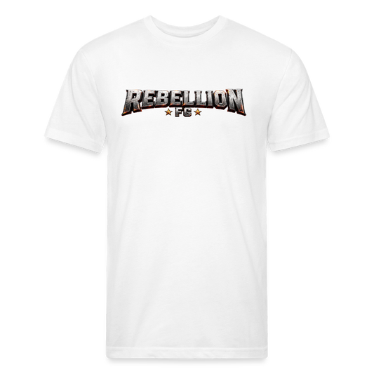 Fitted Cotton/Poly T-Shirt by Next Level - white