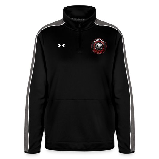 Under Armour Women's Command Quarter Zip 2.0 - black/white