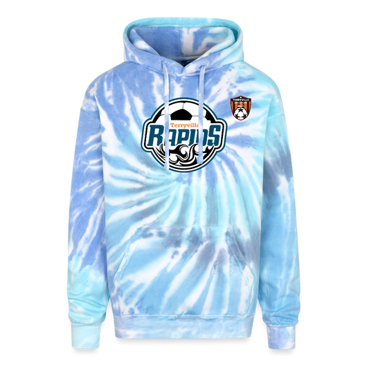 Adult Tie Dye Hoodie - blue lagoon