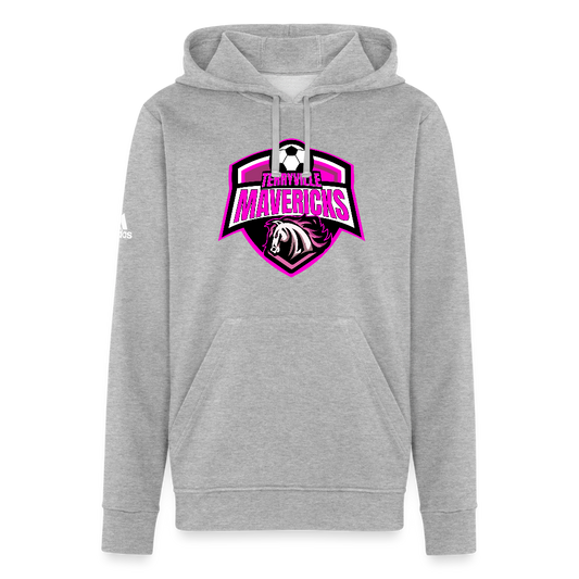 Adidas Unisex Fleece Hoodie - heather gray