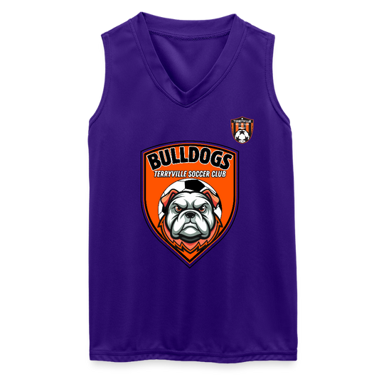 Augusta Girls Sleeveless Wicking Attain Jersey - purple