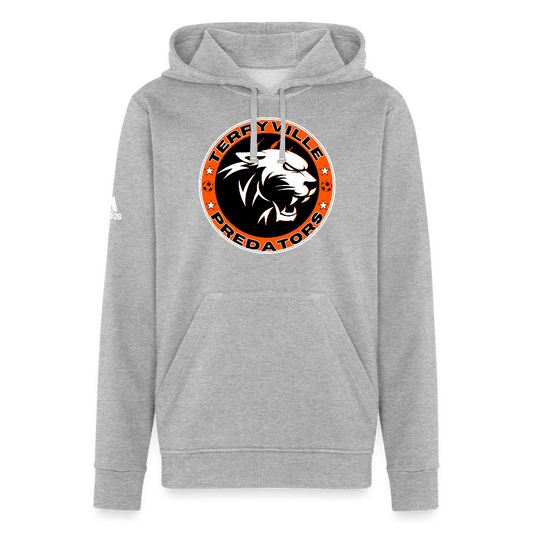 Adidas Unisex Fleece Hoodie - heather gray