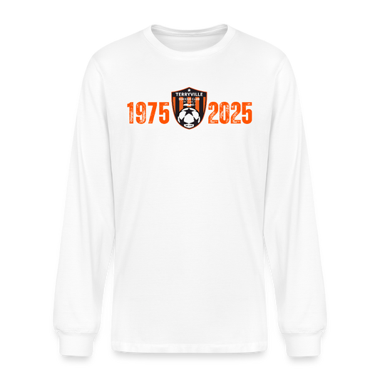 50th Anniversary Long Sleeve T-Shirt - white