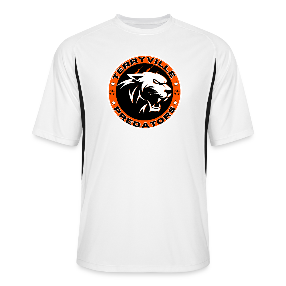 Men’s Cooling Performance Color Blocked Jersey - white/black