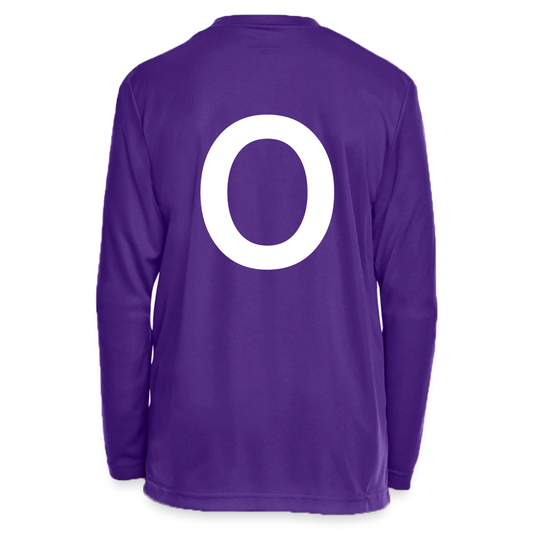 Youth Zone Performance Long-Sleeve T-Shirt - purple