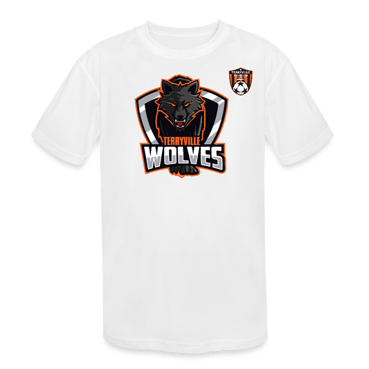 Kids' Moisture Wicking Performance T-Shirt - white