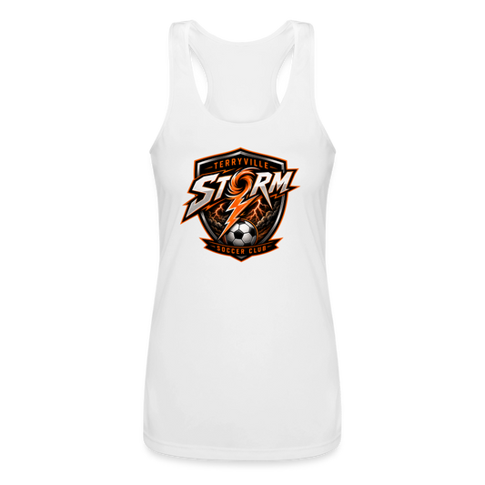 Women’s Performance Racerback Tank Top - white