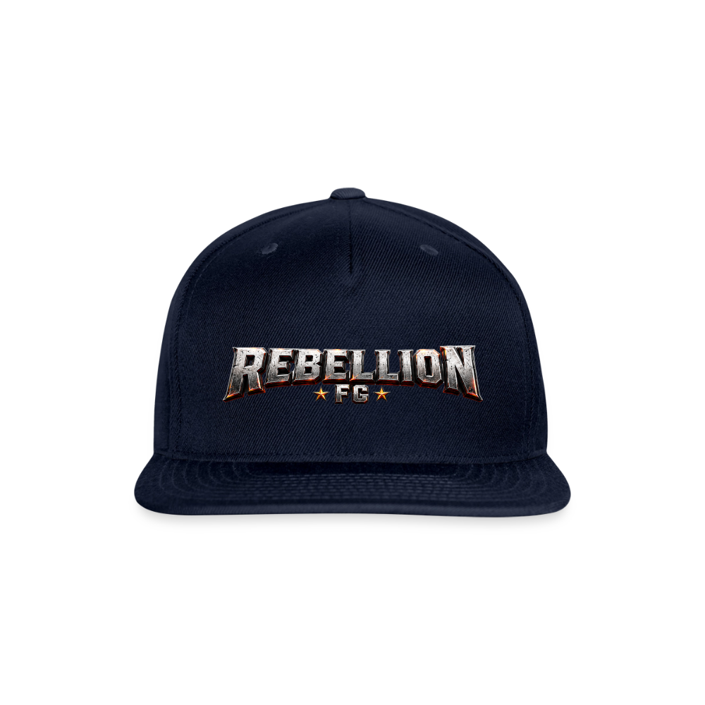 Snapback Baseball Cap - navy