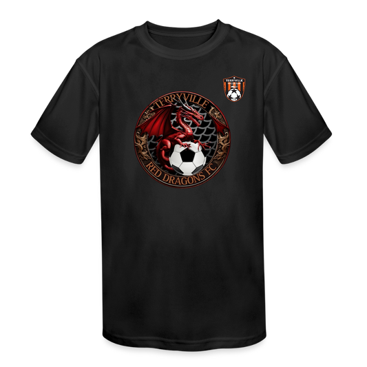 Kids' Moisture Wicking Performance T-Shirt - black