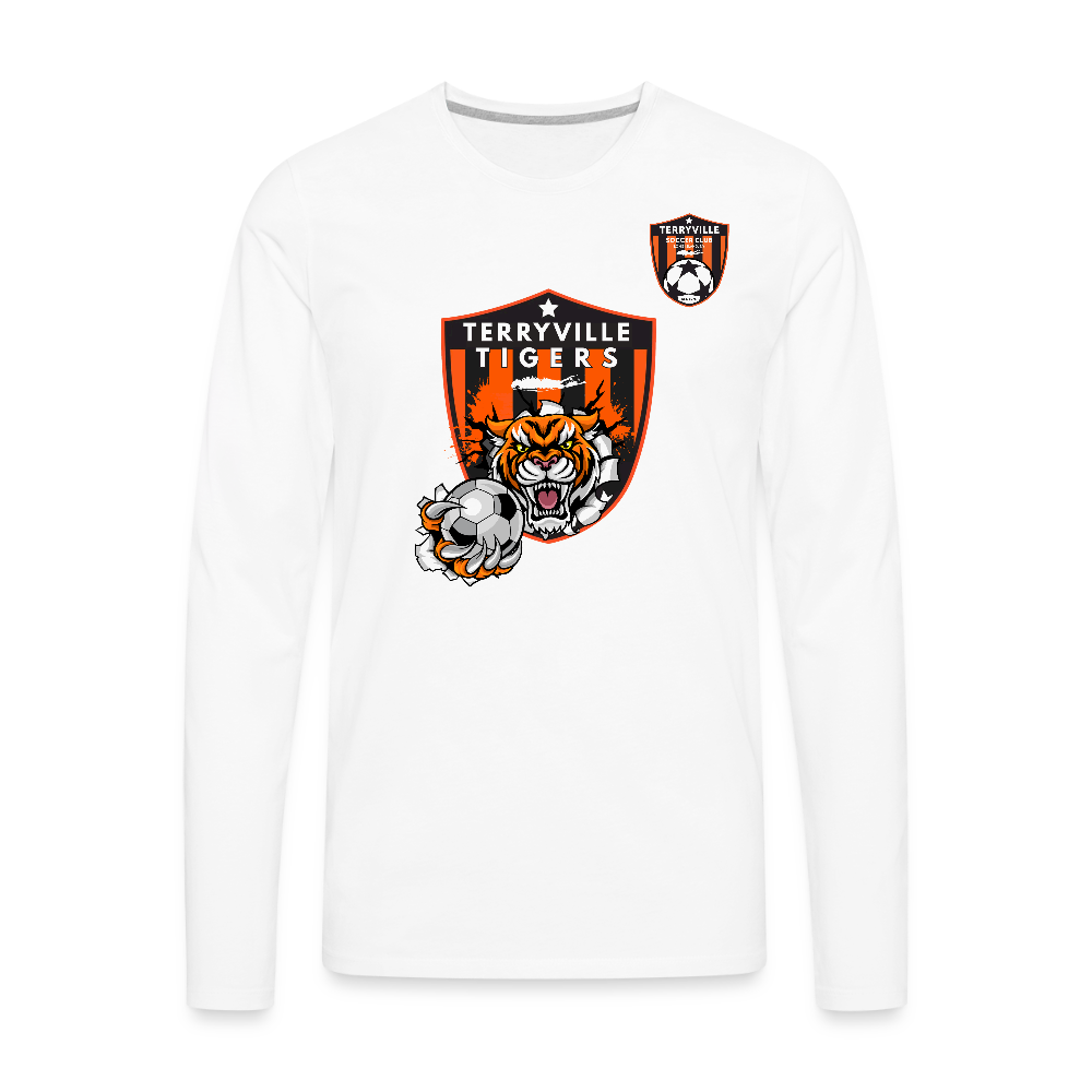 Men's Premium Long Sleeve T-Shirt - white