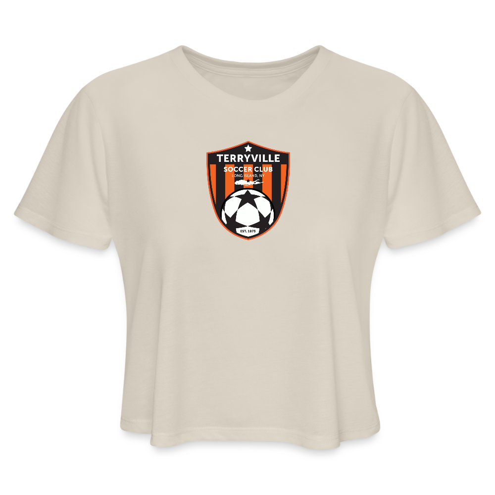Women's Cropped T-Shirt - dust