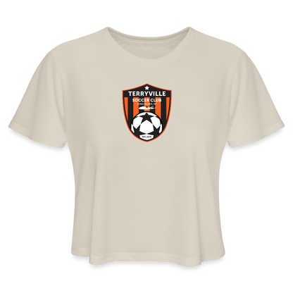 Women's Cropped T-Shirt - dust