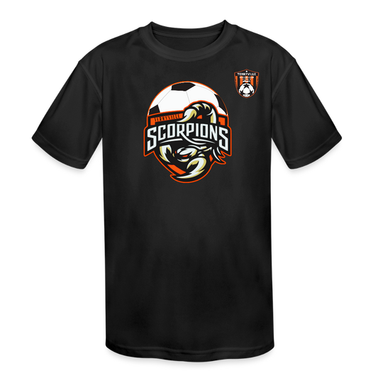 Kids' Moisture Wicking Performance T-Shirt - black