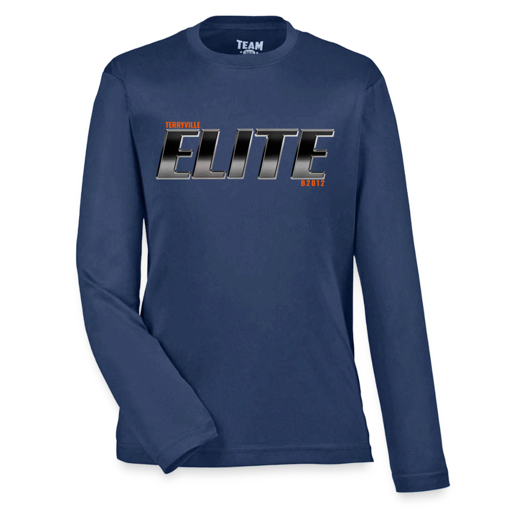 Youth Zone Performance Long-Sleeve T-Shirt - dark navy