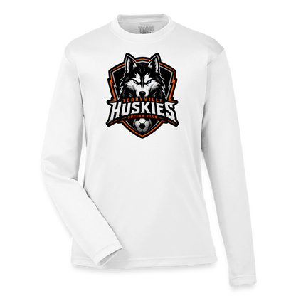 Youth Zone Performance Long-Sleeve T-Shirt - white