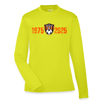 50th Anniversary Youth Zone Performance Long-Sleeve T-Shirt - safety yellow