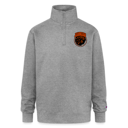 Champion Unisex 1/4 Zip Pullover Sweatshirt - heather gray