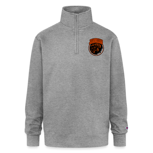 Champion Unisex 1/4 Zip Pullover Sweatshirt - heather gray