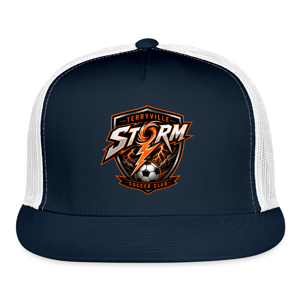 Trucker Hat - navy/white