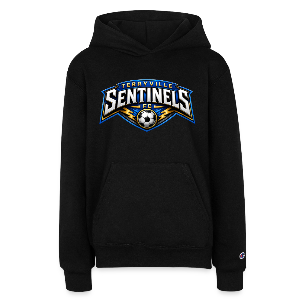 Champion Youth Hoodie - black