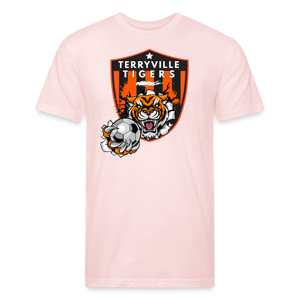 Fitted Cotton/Poly T-Shirt by Next Level - blush pink 