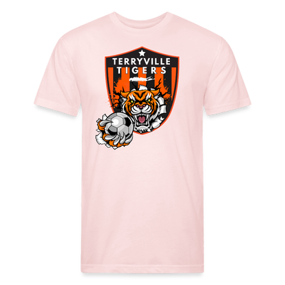 Fitted Cotton/Poly T-Shirt by Next Level - blush pink 