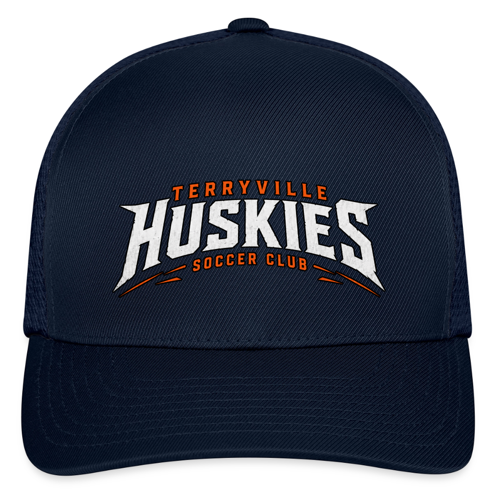 Flexfit Fitted Baseball Cap - navy