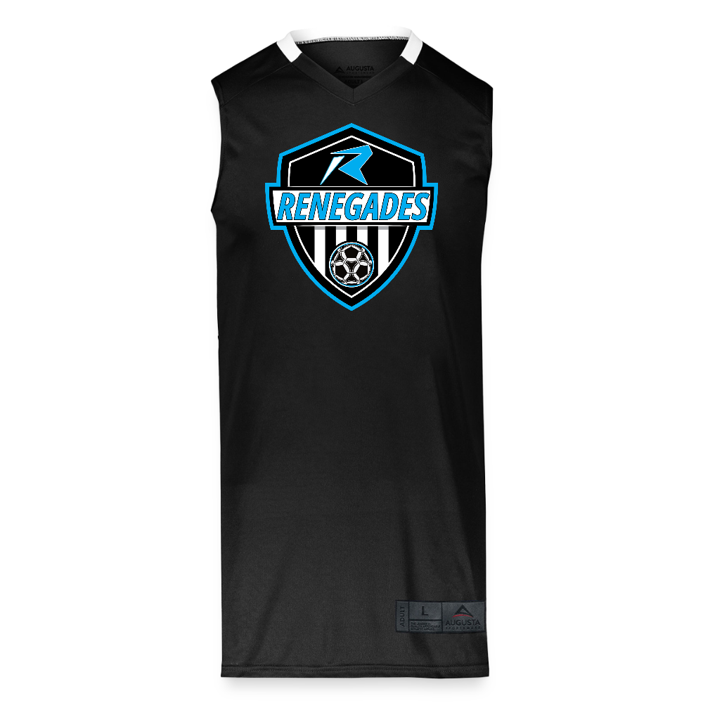 Adult Step-Back Basketball Jersey - black/white