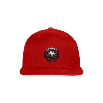 Snapback Baseball Cap - red
