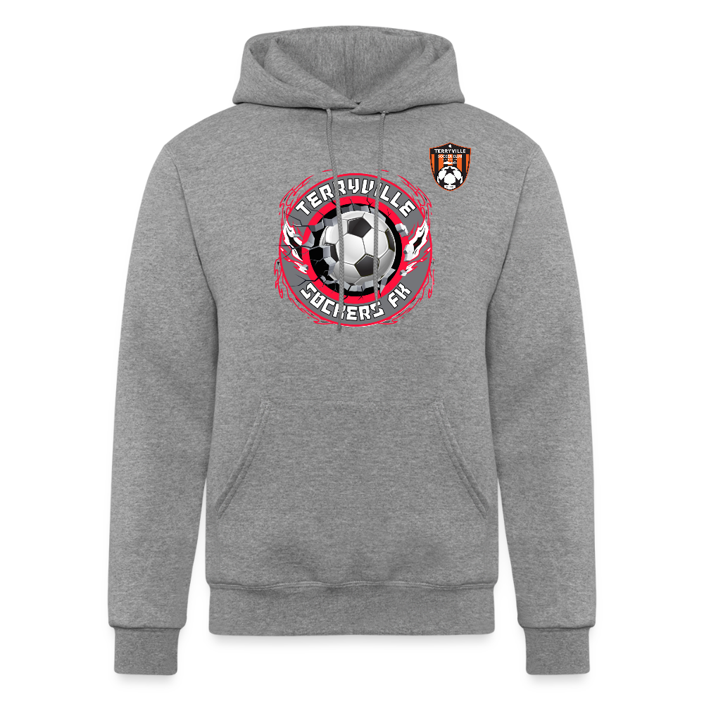 Champion Unisex Powerblend Hoodie - heather gray