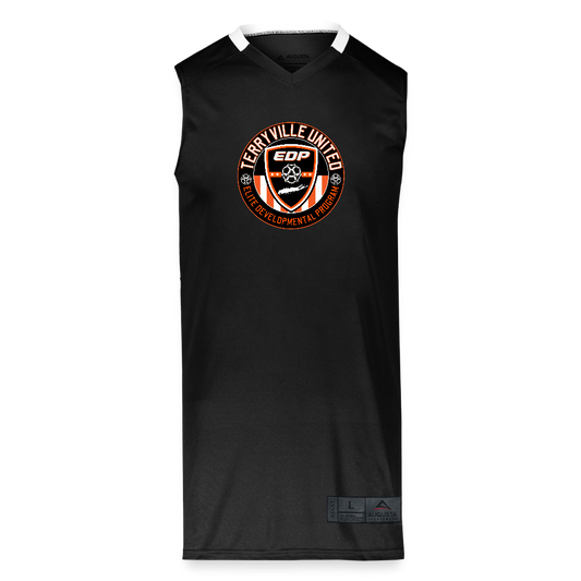 Adult Step-Back Basketball Jersey - black/white