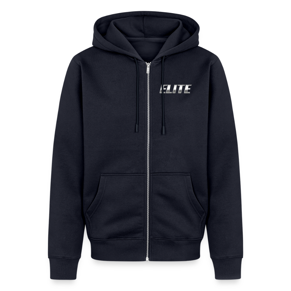 Unisex Premium Organic Zip Hoodie - navy