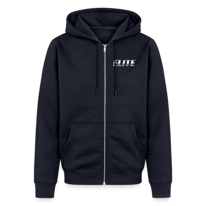 Unisex Premium Organic Zip Hoodie - navy