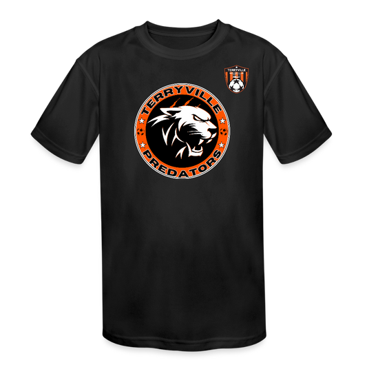 Kids' Moisture Wicking Performance T-Shirt - black