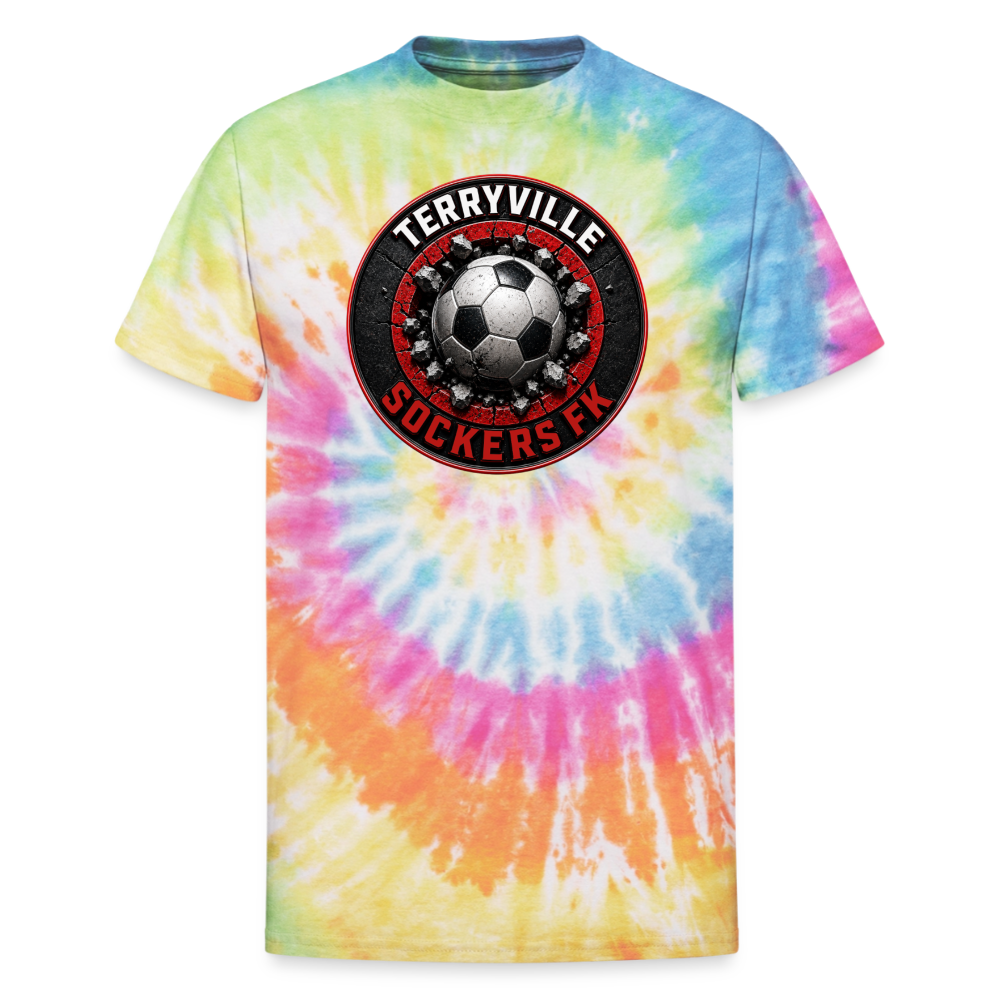 Unisex Tie Dye T-Shirt - rainbow
