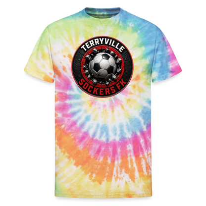 Unisex Tie Dye T-Shirt - rainbow