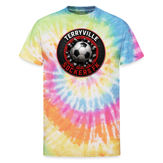 Unisex Tie Dye T-Shirt - rainbow