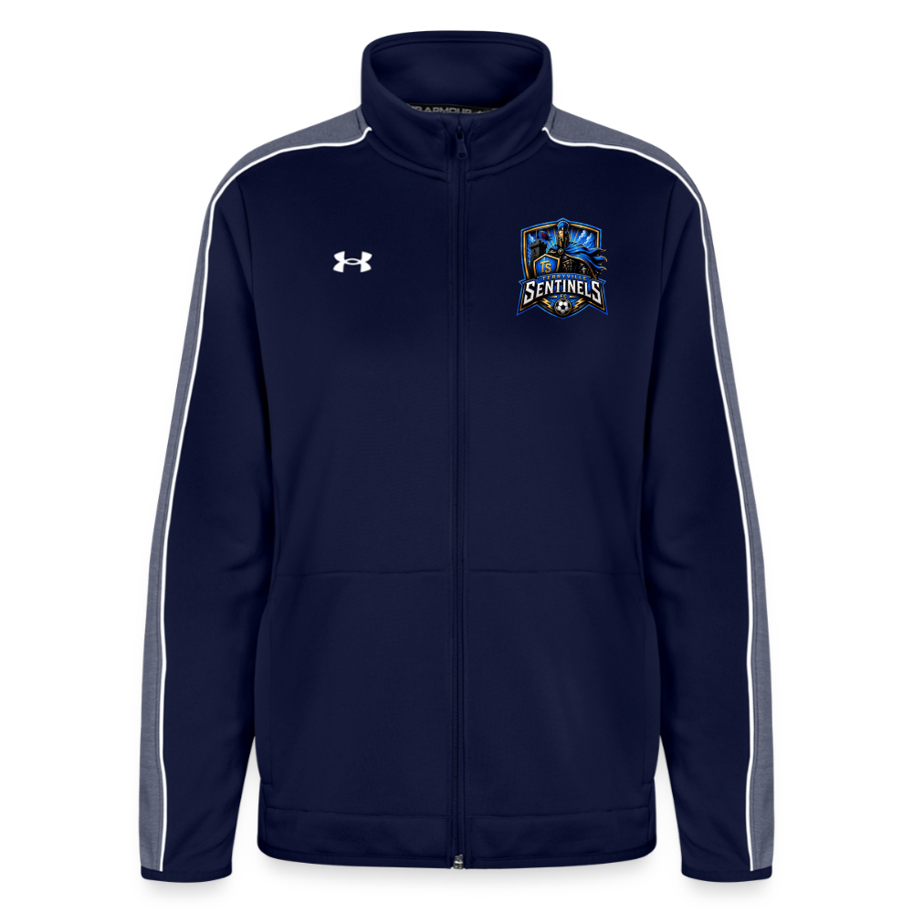 Under Armour Women's Command Full Zip 2.0 - navy/white