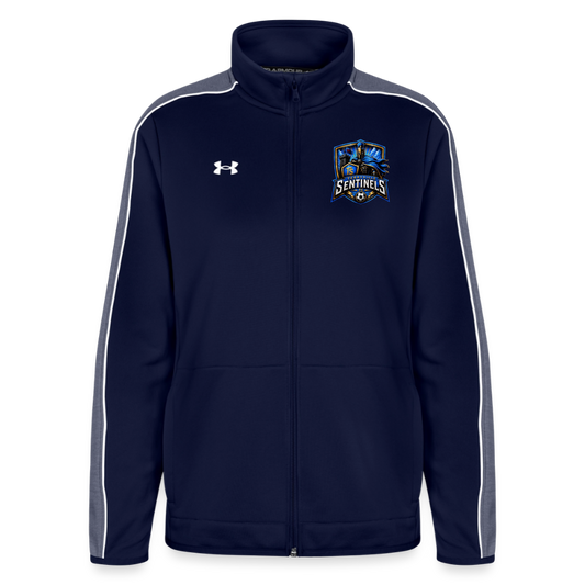 Under Armour Women's Command Full Zip 2.0 - navy/white