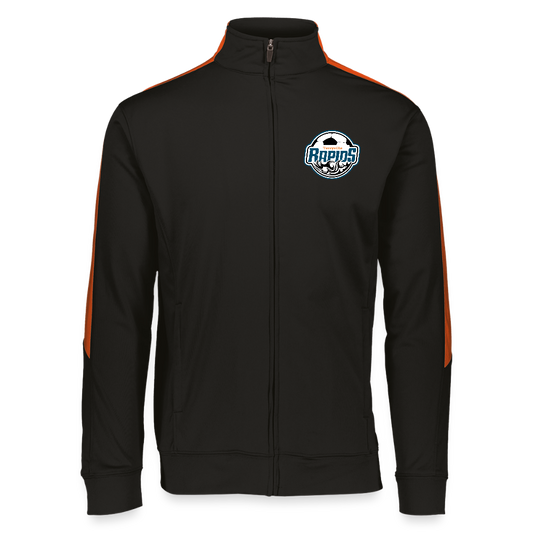 Augusta Sportswear Unisex 2.0 Medalist Jacket - black/orange