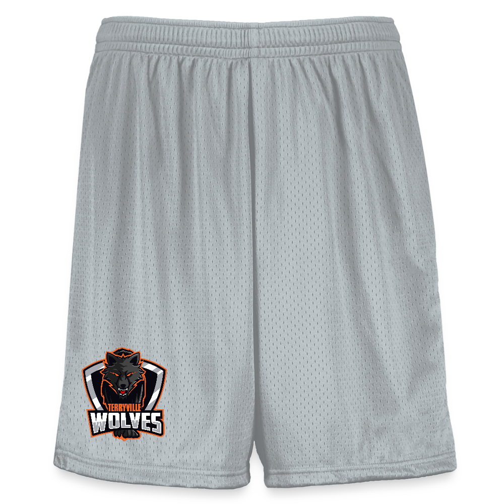 Augusta Sportswear Youth Modified Mesh Short - silver