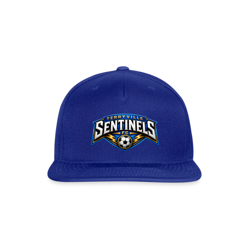 Snapback Baseball Cap - royal blue